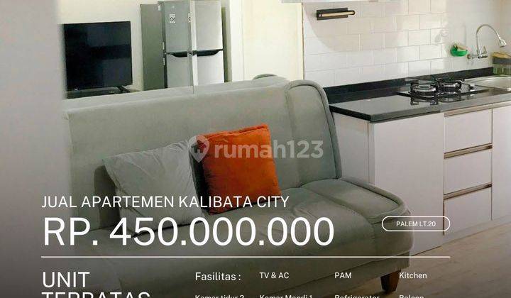 Dijual Cepat Tower Palem Kalibata City Apartemen Rp. 450.000.000 1