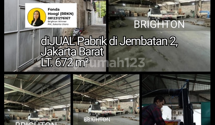 Pabrik Di Jembatan Dua, Bebas Banjir, Akses Truck Masuk, Jakarta Barat 1