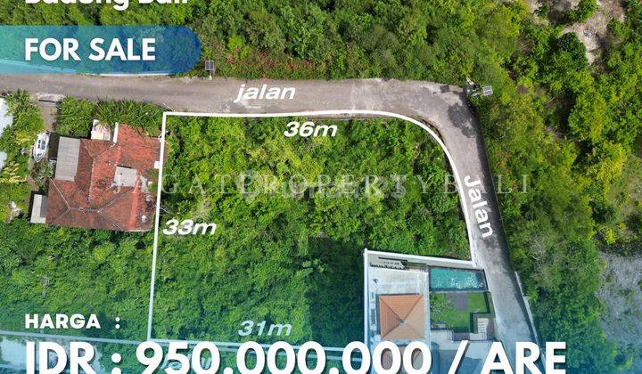 Dijual Tanah Di Lingkungan Exclusive Dekat Pantai Jimbaran View Laut Unblock Tanah di Jimbaran, Badung Bali, Jimbaran SHM - Sertifikat Hak Milik 1320 m² 1