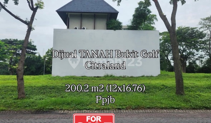 Dijual Tanah Bukit Golf Citraland