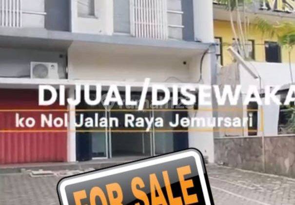 Ruko Nol Raya Jemursari di Jl. Raya Jemursari, Jemur Wonosari, Kec. Wonocolo, Surabaya, Jawa Timur, Jemursari 1