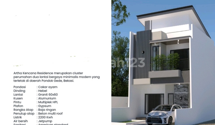 Dijual Rumah Baru Murah Di Pusat Kota  2