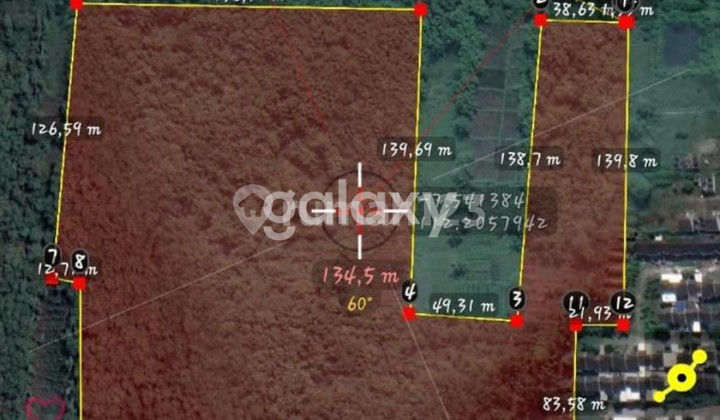 Tanah strategis untuk didirikan perumahan di Jombang