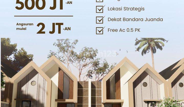 Rumah Velvet Juanda SHM - Sertifikat Hak Milik 1