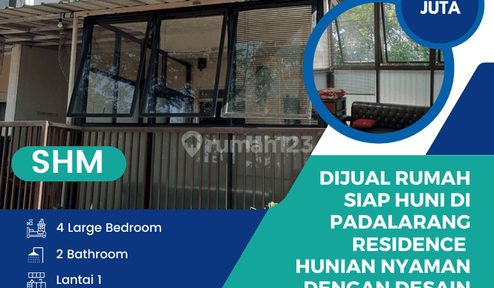 Dijual Rumah Siap Huni di Padalarang Residence Hunian Nyaman Dengan Desain Yang Kokoh 1