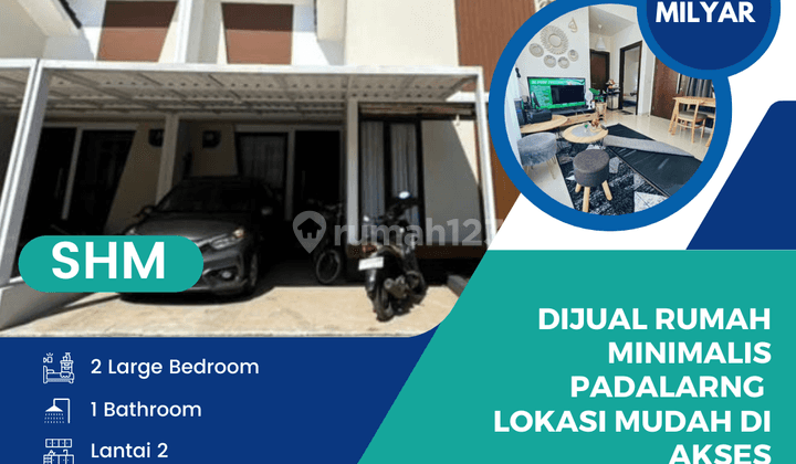 Dijual Rumah Minimalis Padalarng Lokasi Mudah Di Akses Siap Huni 1