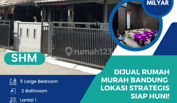 Dijual Rumah Murah Bandung Lokasi Strategis Siap Huni  1