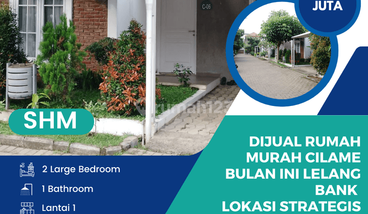 Dijual Rumah Murah Cilame Bulan Ini Lelang Bank  Lokasi Strategis Siap Huni! 2