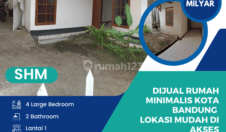 Dijual Rumah Minimalis Kota Bandung Lokasi Mudah Di Akses Siap Huni 1