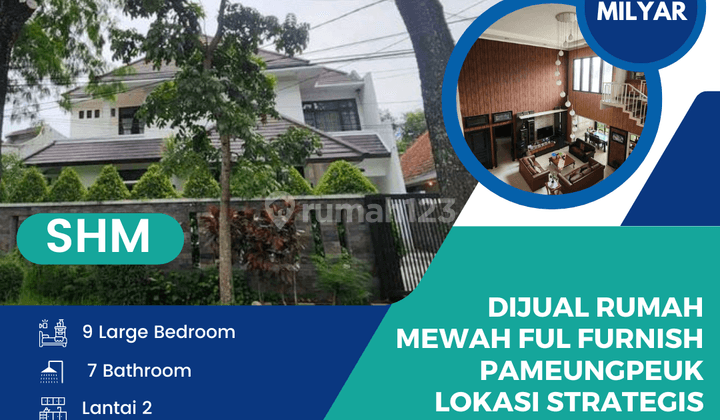 Dijual Rumah Mewah Ful Furnish Pameungpeuk Lokasi Strategis Siap Huni  1