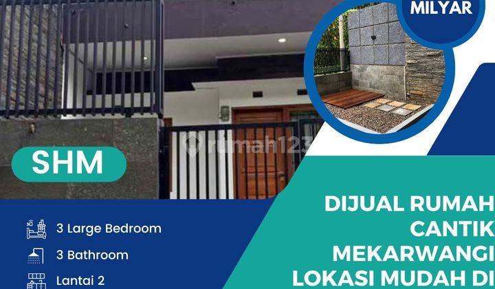 Dijual Rumah Cantik Mekarwangi Lokasi Mudah Di Akses Siap Huni 1