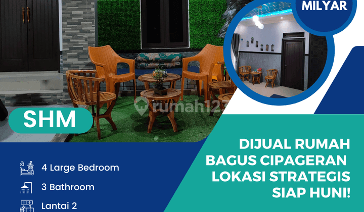 Dijual Rumah Bagus Cipageran Lokasi Strategis Siap Huni  1