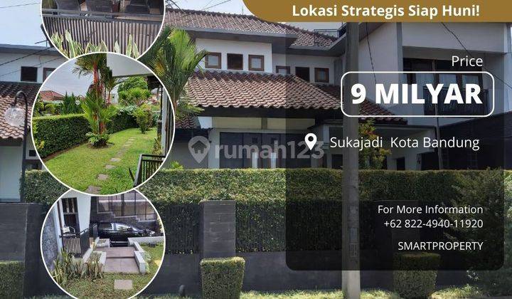 Dijual Rumah Mewah Semi Furnish Sukajadi Lokasi Strategis Siap Huni  1