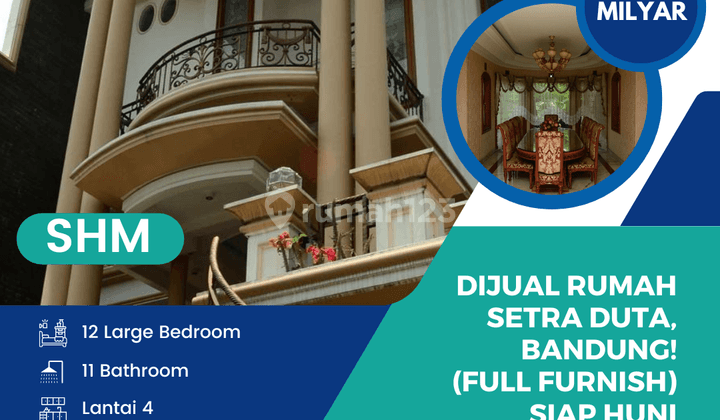 Dijual Rumah Setra Duta, Bandung Full Furnish Siap Huni 1