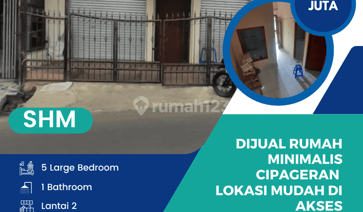 Dijual Rumah Minimalis Cipageran Lokasi Mudah Di Akses Siap Huni 1