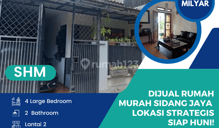 Dijual Rumah Murah Sidang Jaya Lokasi Strategis Siap Huni  1