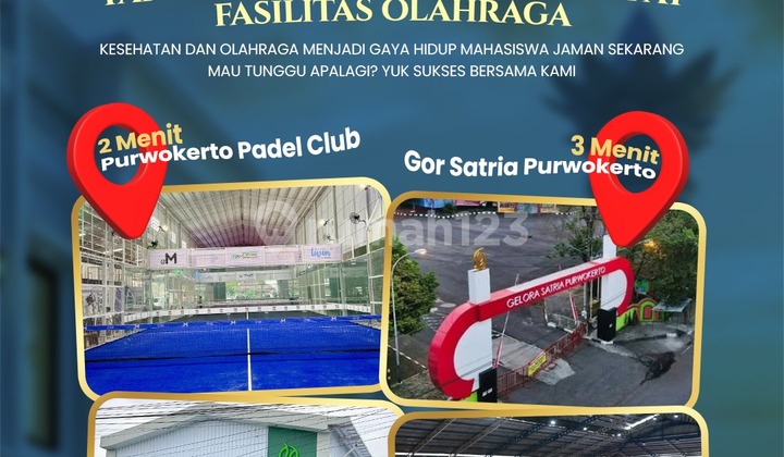 Rukost Full Furnished Dkt Kampus Unsoed Purwokerto