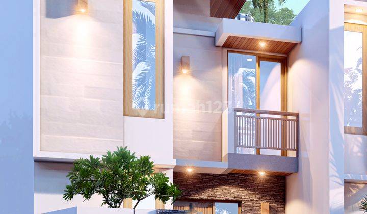 Rumah Modern 2 Lantai Dekat Gatsu Barat Kerobokan Canggu Denpasar 1