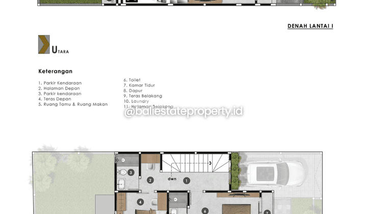 Rumah Indent Tropical 2 Lantai Dekat Citraland Cargo 2