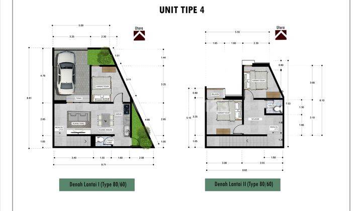 Rumah Modern 2 Lantai Dekat Gatsu Barat Kerobokan Canggu Denpasar 2