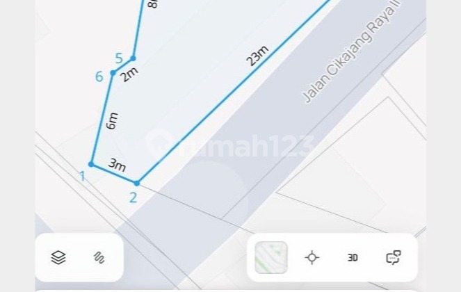 Kavling 'Hoki' Bentuk Ngantong di Lokasi Strategis Antapani