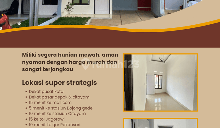 Rumah Termurah Kualitas Terbaik Lokasi Strategis Di Citayam 1