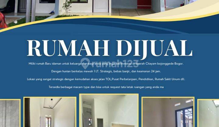 Rumah baru desain Scandinavian siap huni cash dan kpr akses mudah 1