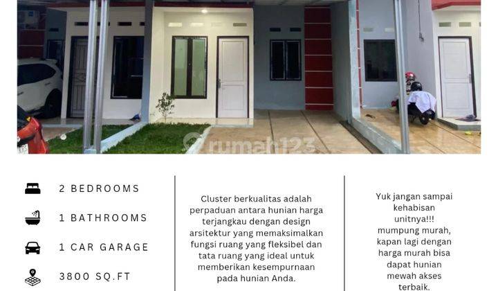 di jual rumah murah banget siap huni akses mudah lokasi strategis 1