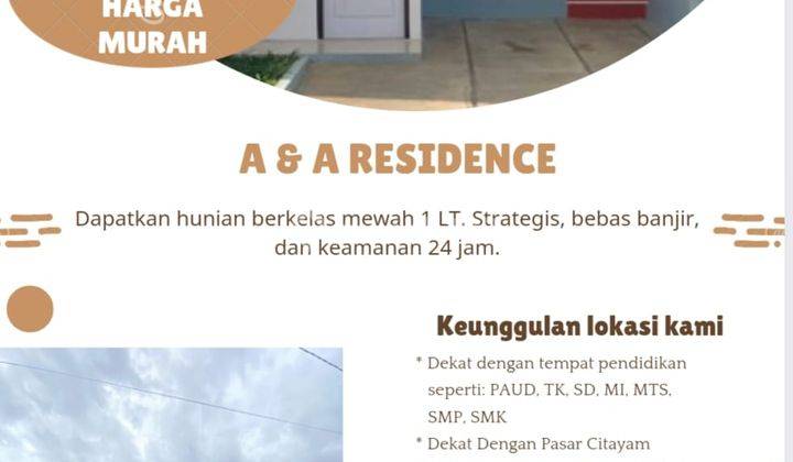 Di Jual Cepat Harga Termurah Rumah Cluster Baru Cash Dan Kpr  1