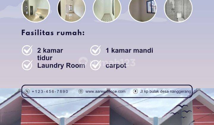 di jual cepat rumah minimalis mewah harga termurah dekat stasiun 1