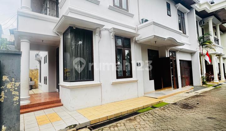 For Sale Classic Hook Design 2-Story House in Pondok Labu, South Jakarta. Suitable for Residence, Boarding House, or Office. 1