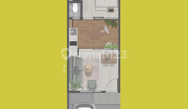 Dijual rumah murah bagus di Park Serpong, Tangerang 2