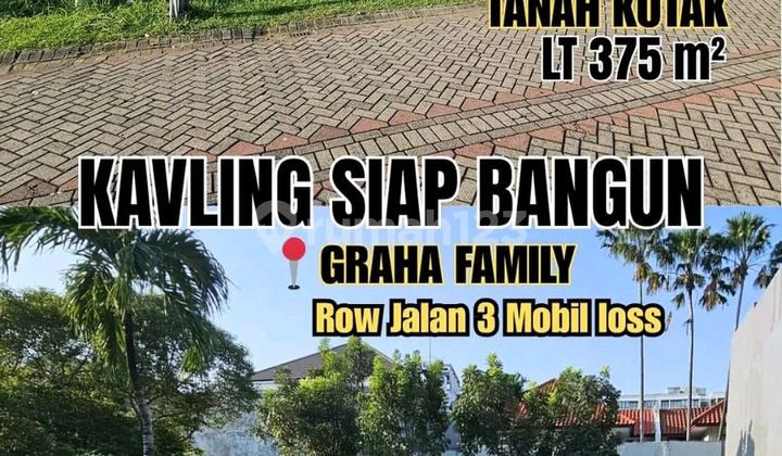 Tanah Kavling Graha Family Blok O Siap Bangun 