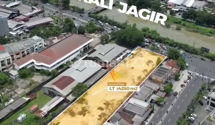 Lahan Tanah Kosong Pusat Kota Surabaya Jalan Raya Panjang Jiwo Komersial Bisnis