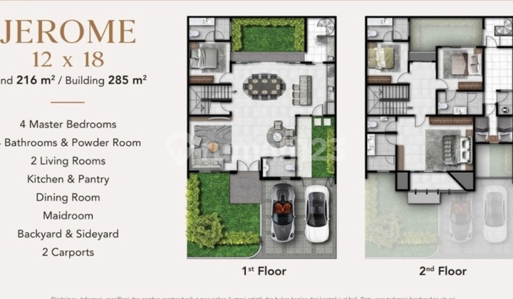 Rumah Baru Pakuwon City Siap Huni Lebar 12
