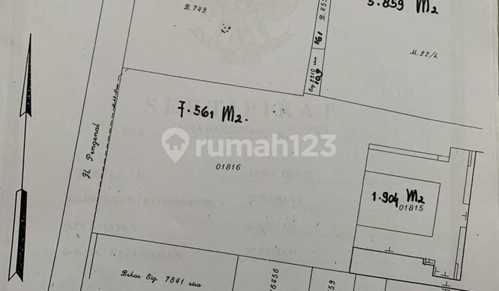 For Sale: Central Surabaya City Land, Bubutan Street, Introduction Pusher