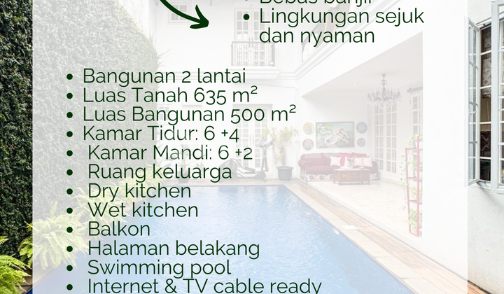 Corner House 2 Floors Kebayoran Lama in Kebayoran Lama 2