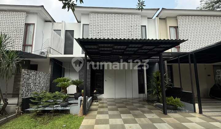Rumah Full Furnished Modern Dlm Cluster One Gate Bintaro Sektor 9