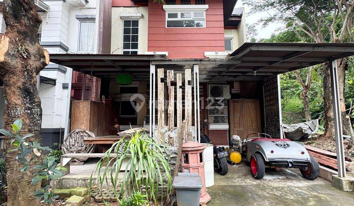 Rumah Unik Interior Kayu Jati 2 Lantai Di Bsd City Semi Furnished 1