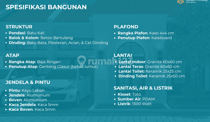 Rumah Purwokerto Berkonsep Green Living Kpr Tanpa Bank Dekat Terminal 2