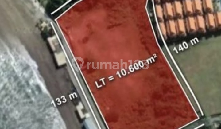 Dijual Istimewa Tanah Premium Beachfront Seminyak, Bali