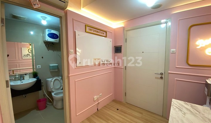 Dijual 1 Br apartemen madison park untuk investasi dan bisa hunian juga Desaign Interior Tema Pink di lokasi strategis