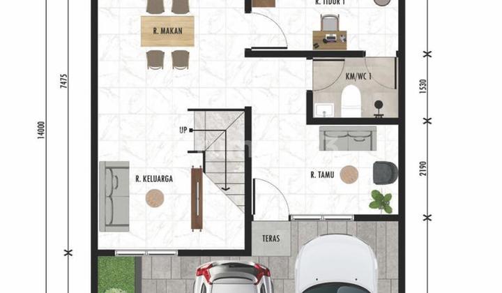 Rumah Bagus 2 Lantai SHM Siap Huni BSD Nusa Loka Tangerang 2