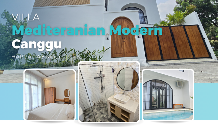 Luxurious New Mediterranean Villa in Canggu - Move-In Ready & Strategically Located Luxurious New Mediterranean Villa in Canggu - Move-In Ready & Strategically Located