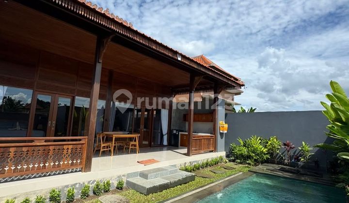 Villa Design Joglo Tradisional Siap Huni di Area Premium Ubud | Prpu55