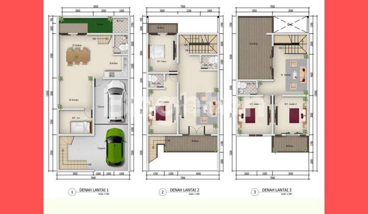 Rukah Modern di Cluster, Type Holandia, Jagakarsa 2