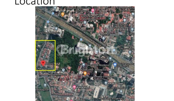 For Rent House at TB Simatupang 2