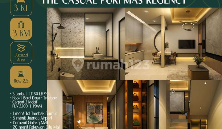Dijual Rumah Baru Gress The Casual Purimas Regency Cluster Exclusif Dijual Rumah Baru Gress The Casual Purimas Regency Cluster Exclusif