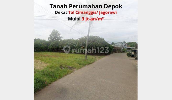 3 Jt-an Tanah Kavling SHM Area Cilangkap, Depok. Bisa Cicil 12x 1