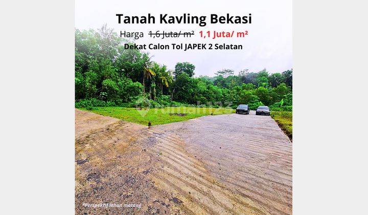 Layak Investasi Tanah Kavling SHM Area Kertarahayu, Setu. 1